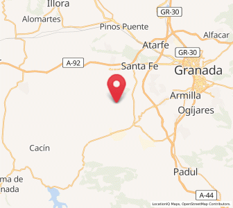 Map of Cortijada Santa Catalina, Andalusia