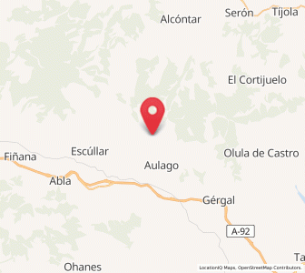 Map of Cortijo del Cerezo, Andalusia