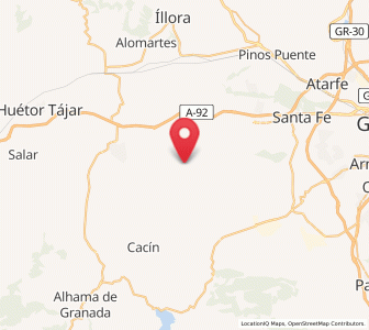 Map of Cortijo Las Villas, Andalusia