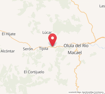 Map of Cortijos del Judío, Andalusia