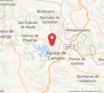 Map of Corvio, Castille and León