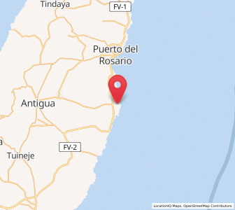Map of Costa de Antigua, Canary Islands