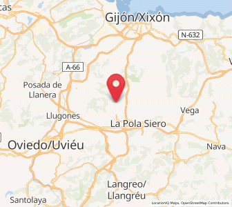 Map of Coto, Asturias