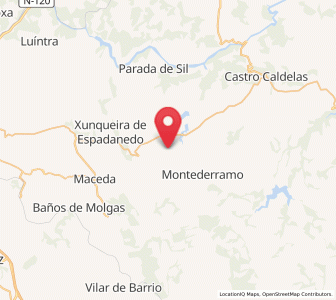 Map of Covas, Galicia