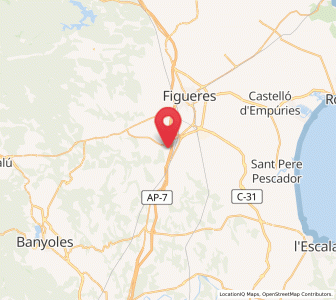 Map of Creixell, Catalonia