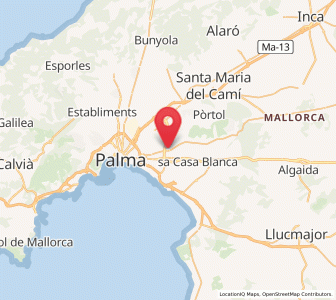 Map of Creu Vermella, Balearic Islands