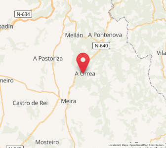 Map of Cruces e Iglesia, Galicia