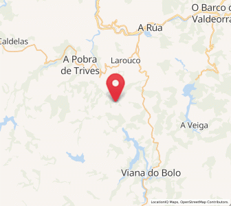 Map of Cubeiros, Galicia