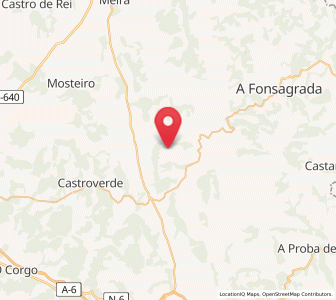 Map of Cubilledo, Galicia