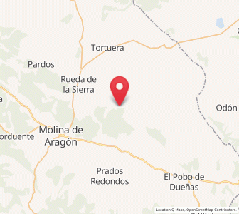 Map of Cubillejo de la Sierra, Castille-La Mancha