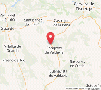 Map of Cuerno, Castille and León