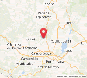 Map of Cueto, Castille and León