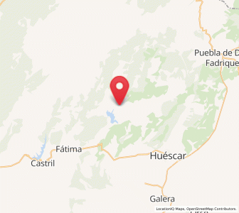 Map of Cuevas del Canal, Andalusia