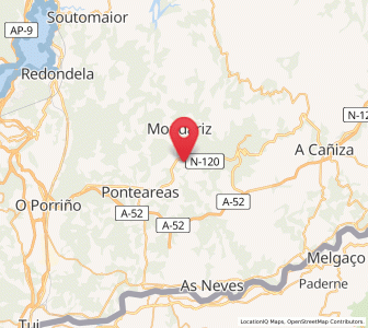 Map of Cumiar, Galicia