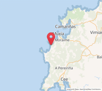 Map of Cuño, Galicia