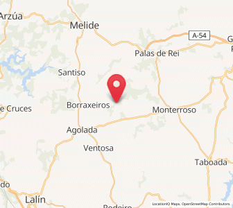 Map of Cutián, Galicia