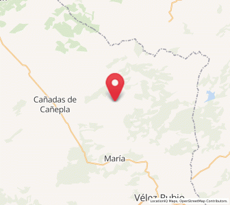 Map of Derde, Andalusia