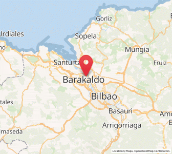 Map of Desierto, Basque Country