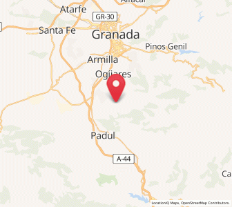 Map of Dílar, Andalusia