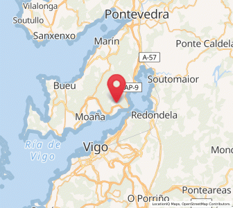 Map of Domaio, Galicia