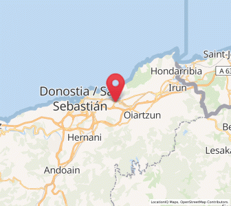 Map of Don Bosco, Basque Country