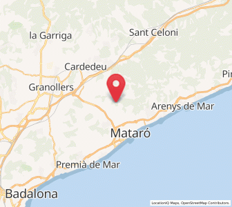 Map of Dosrius, Catalonia