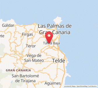 Map of Dragonal, Canary Islands