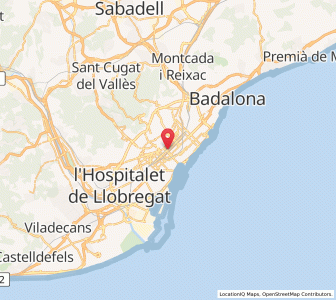 Map of Dreta de l'Eixample, Catalonia