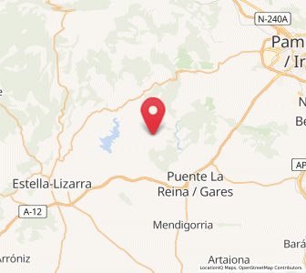 Map of Echarren de Guirguillano, Navarre