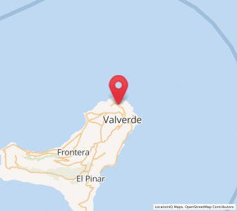 Map of Echedo, Canary Islands