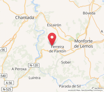 Map of Eiré, Galicia