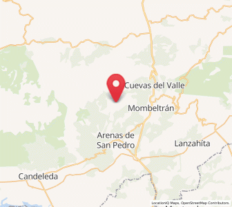 Map of El Arenal, Castille and León