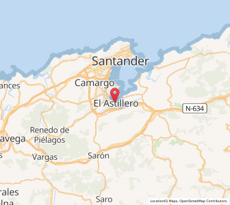Map of El Astillero, Cantabria