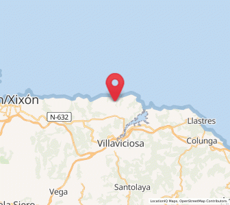 Map of El Cabritón, Asturias