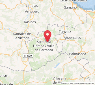 Map of El Callejo, Basque Country