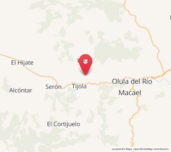 Map of El Canalito, Andalusia