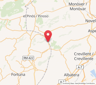 Map of El Cantón, Murcia