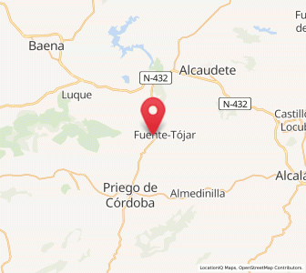 Map of El Cañuelo, Andalusia