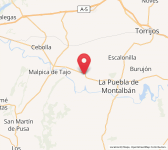 Map of El Carpio de Tajo, Castille-La Mancha