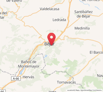 Map of El Castañar, Castille and León
