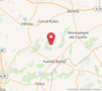 Map of El Cepero, Castille-La Mancha