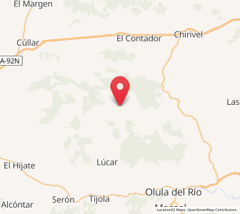 Map of El Chaparral Alto, Andalusia