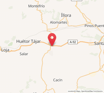 Map of El Chaparral, Andalusia