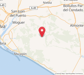 Map of El Corchuelo, Andalusia