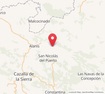 Map of El Encinar, Andalusia