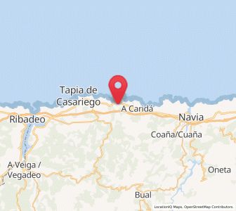 Map of El Franco, Asturias