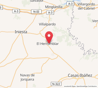 Map of El Herrumblar, Castille-La Mancha