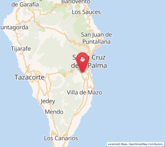 Map of El Llanito, Canary Islands