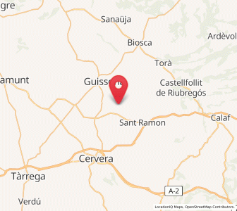 Map of el Llor, Catalonia