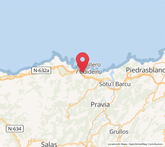 Map of El Manto, Asturias